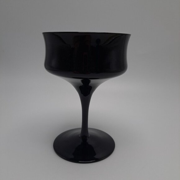 American Future Syst Licorice Black Champagne Glass - Picture 4 of 11